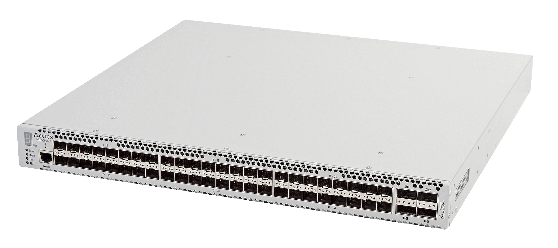 Ethernet-коммутатор MES5448, 48x10G SFP+ + 4x40G QSFP+, L3, dual PSU